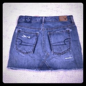 American eagle mini vintage high-rise jean skirt